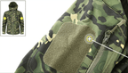 Hooded Camo Jacket with Zip Pockets for Men | Outdoor Wear
