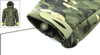 Hooded Camo Jacket with Zip Pockets for Men | Outdoor Wear
