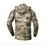 Hooded Windbreaker Rain Jacket with Thumb Hole Cuffs for Men | Outdoor Wear