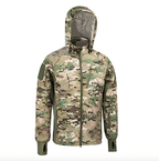 Hooded Windbreaker Rain Jacket with Thumb Hole Cuffs for Men | Outdoor Wear