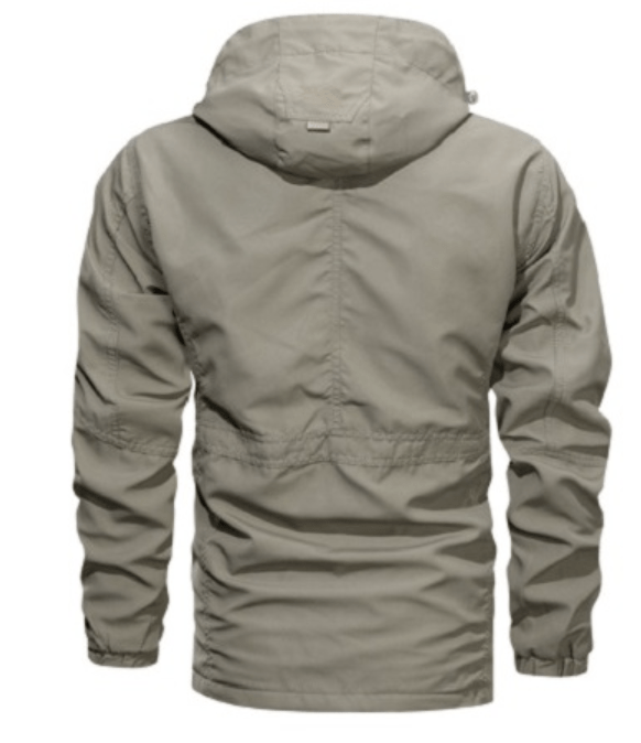 Lightweight Packable Hooded Coat with Multiple Pockets for Men | Travel