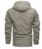 Lightweight Packable Hooded Coat with Multiple Pockets for Men | Travel