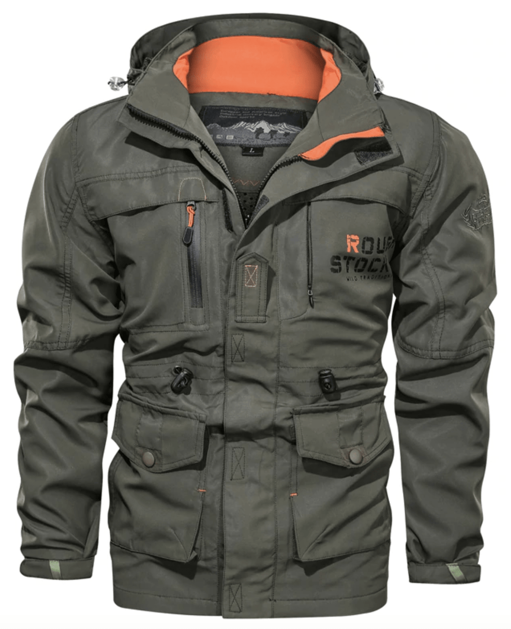 Lightweight Packable Hooded Coat with Multiple Pockets for Men | Travel