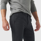 Dirt Repellent Slim Fit Stretch Trousers for Men | Office and Outdoor Wear