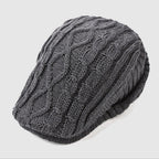 Cable Knit Cap with Fleece Lining
