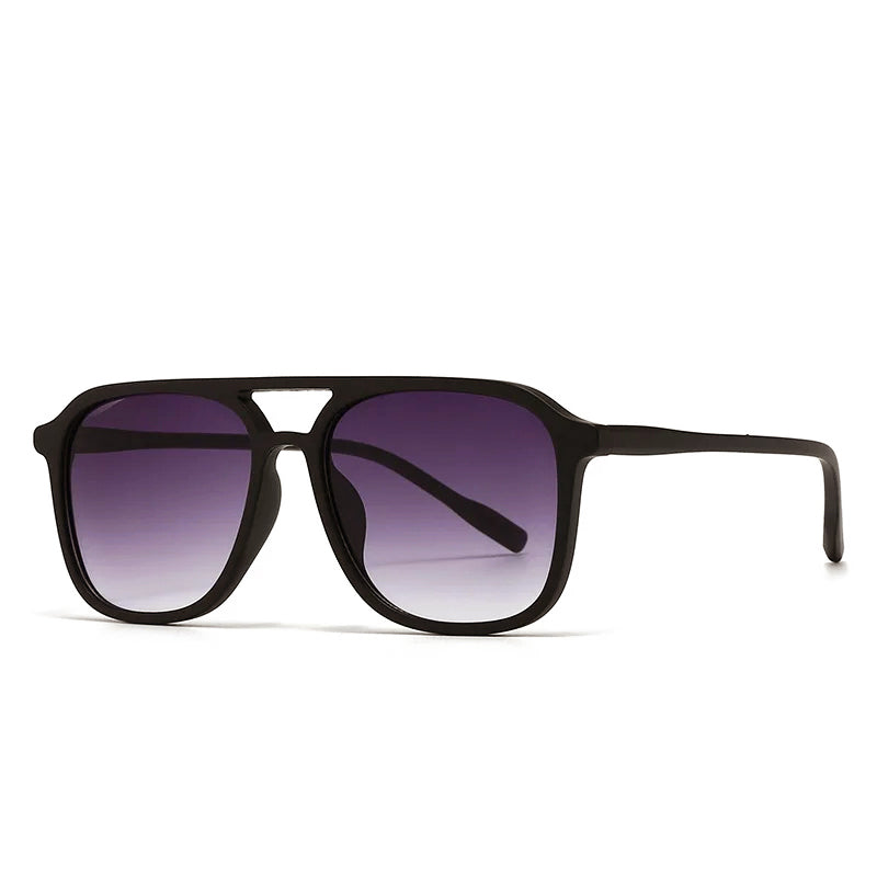 Soft Square Sunglasses with Double Bridge