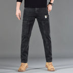 Straight Fit Multi Pocket Denim Jeans for Men | Work and Casual Wear
