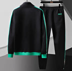 Contrast Stripe Track Jacket and Jogger Set for Men | Activewear