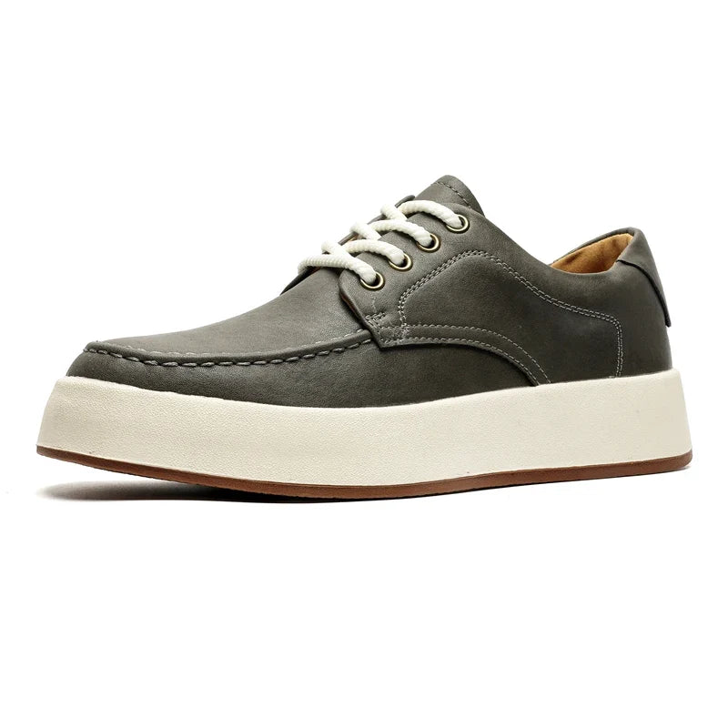 Suede Leather Contrast Sole Casual Shoes for Men | Smart Casual Wear