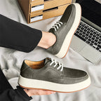 Suede Leather Contrast Sole Casual Shoes for Men | Smart Casual Wear