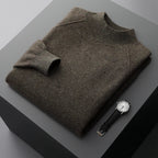 Himalayan Cashmere Crewneck Sweater for Men | Business and Casual Wear