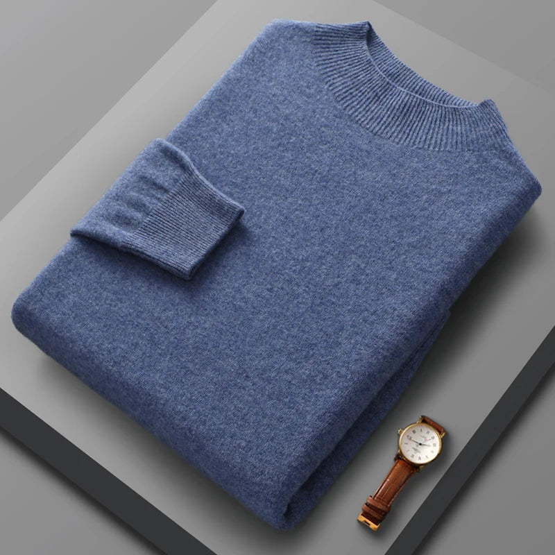 Merino Wool Crewneck Sweater for Men | Everyday Layering