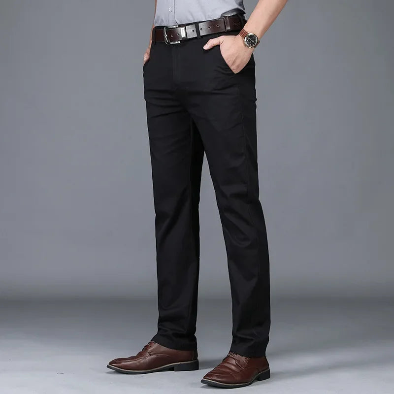 Tailored Smart Fit Classic Trousers for Men | Office and Casual Wear