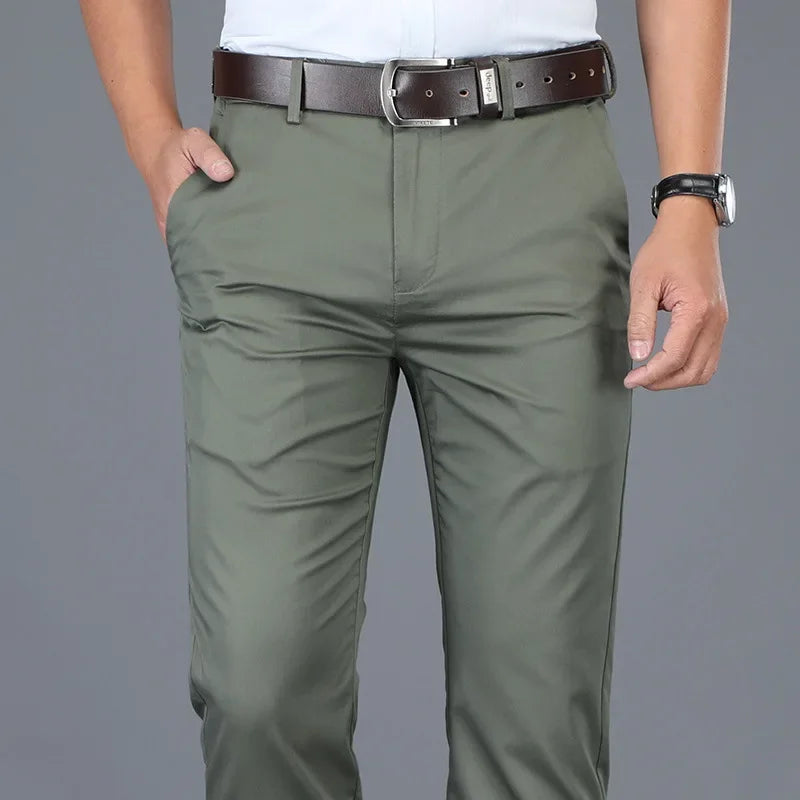 Tailored Smart Fit Classic Trousers for Men | Office and Casual Wear