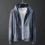 Quick Dry Zip Hooded Tracksuit Set for Men | Sports and Casual Wear