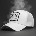 Trucker Cap with Embroidered Face Patch