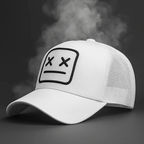 Trucker Cap with Embroidered Face Patch