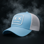 Trucker Cap with Embroidered Face Patch