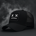 Trucker Cap with Embroidered Face Patch