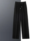 Pure Cashmere Knit Straight Leg Trousers for Men | Autumn and Winter Wear