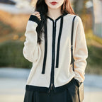 Relaxed Fit Merino Wool Hooded Zip Cardigan for Men | Everyday Layering