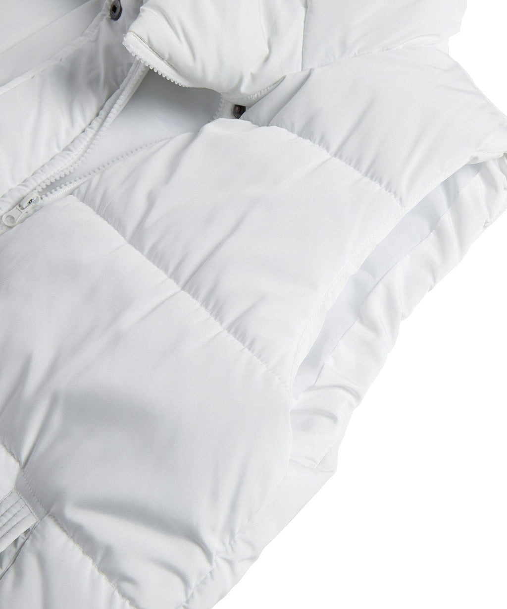 Stand Up Collar Longline Quilted Vest for Men | Winter Layering