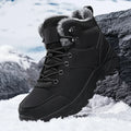 Fleece Lined High Top Winter Hiking Boots for Men | Snow and Trail Use