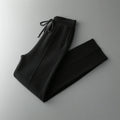 Wool Cashmere Wide Leg Knit Trousers for Men | Cold Weather Wear