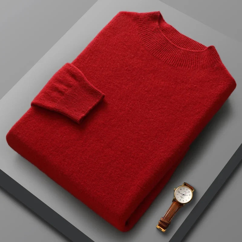 Merino Wool Crewneck Sweater for Men | Everyday Layering