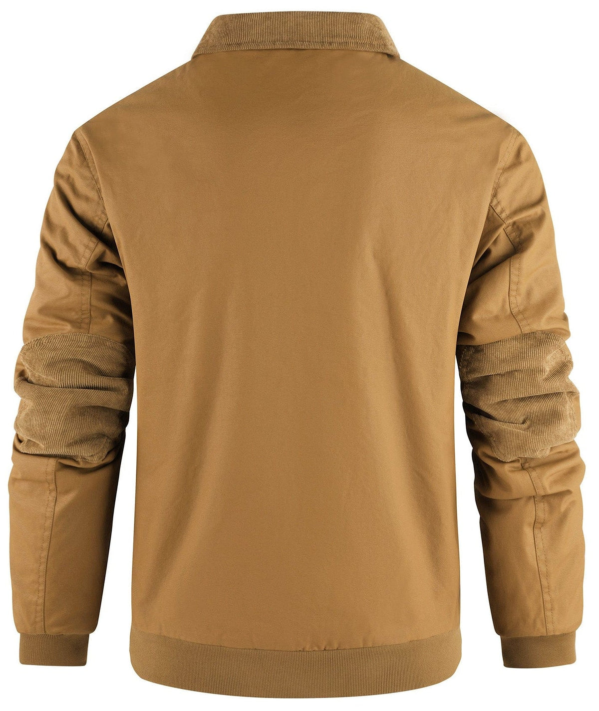 Fleece Lined Structured Collar Zip Bomber Jacket for Men | Winter Outerwear