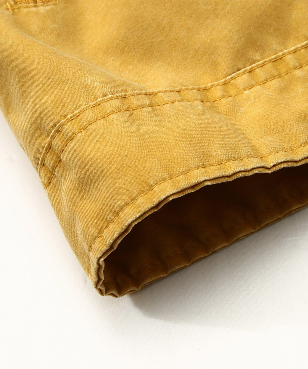 Washed Canvas Quilted Shoulder Moto Jacket for Men | Casual Wear