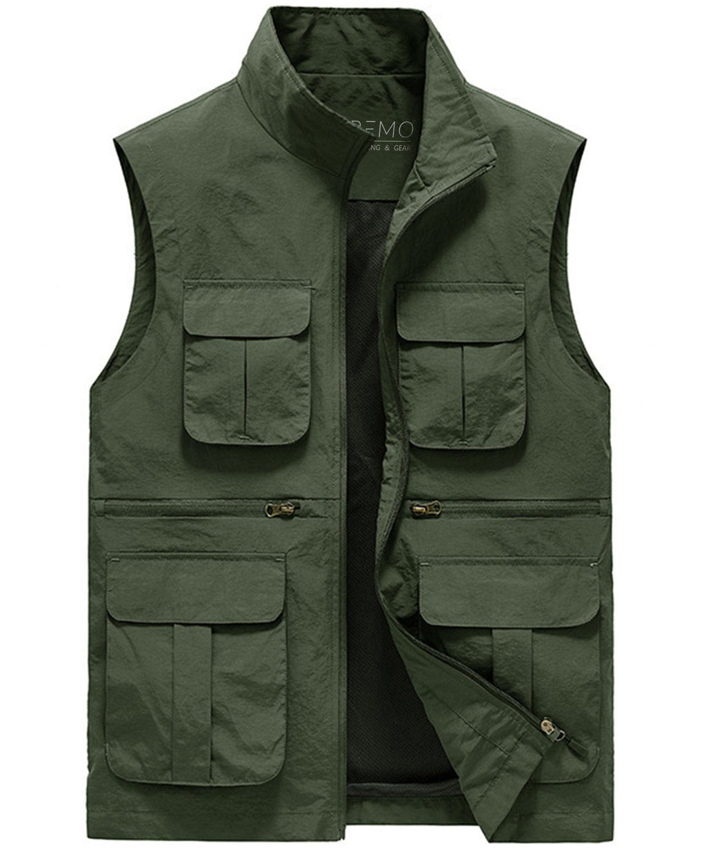 Multi Pocket Lightweight Utility Vest for Men | Outdoor and Photography