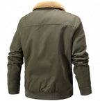 Soft Lined Collar Lightweight Utility Jacket for Men | Everyday Wear