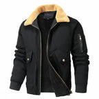 Soft Lined Collar Lightweight Utility Jacket for Men | Everyday Wear