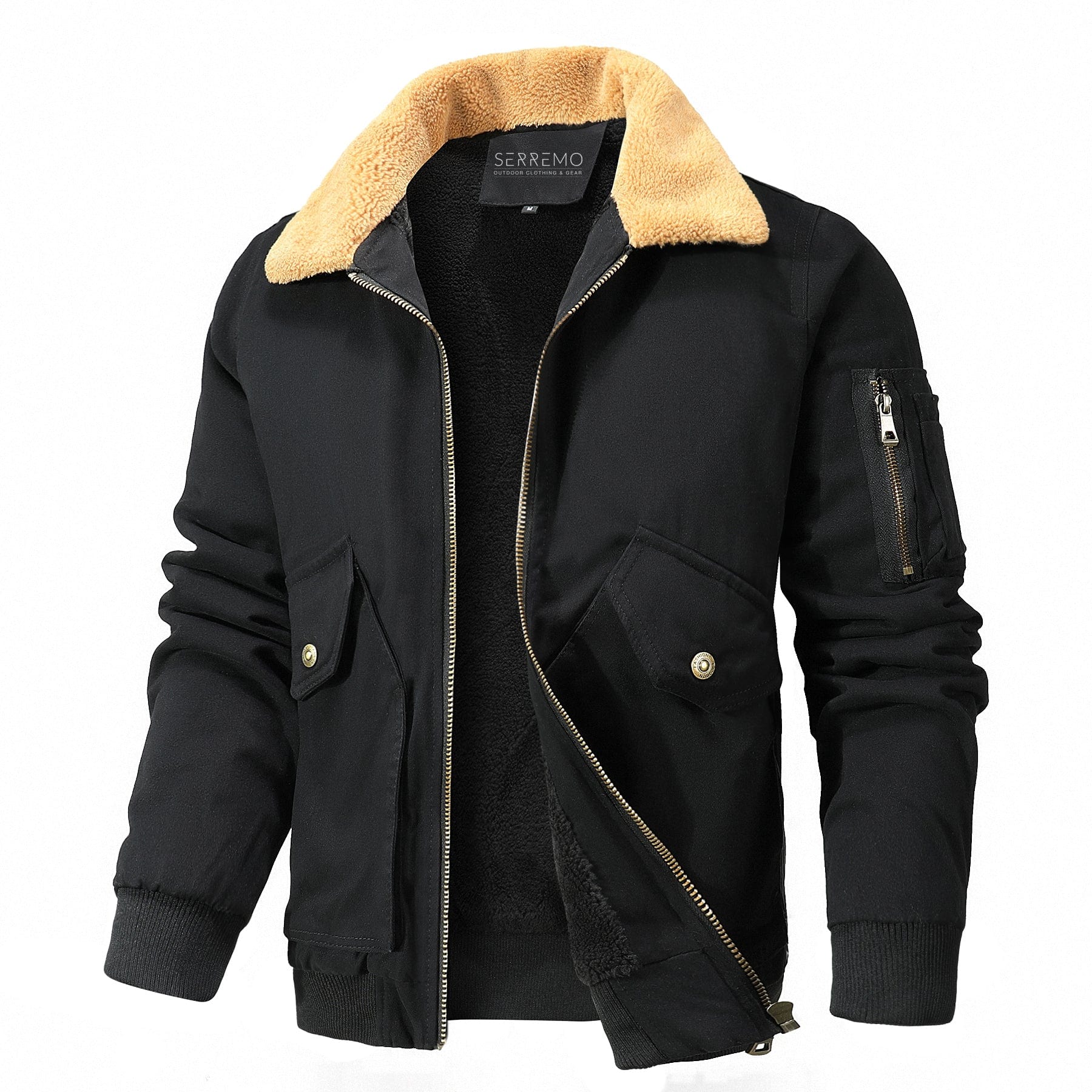 Soft Lined Collar Lightweight Utility Jacket for Men | Everyday Wear