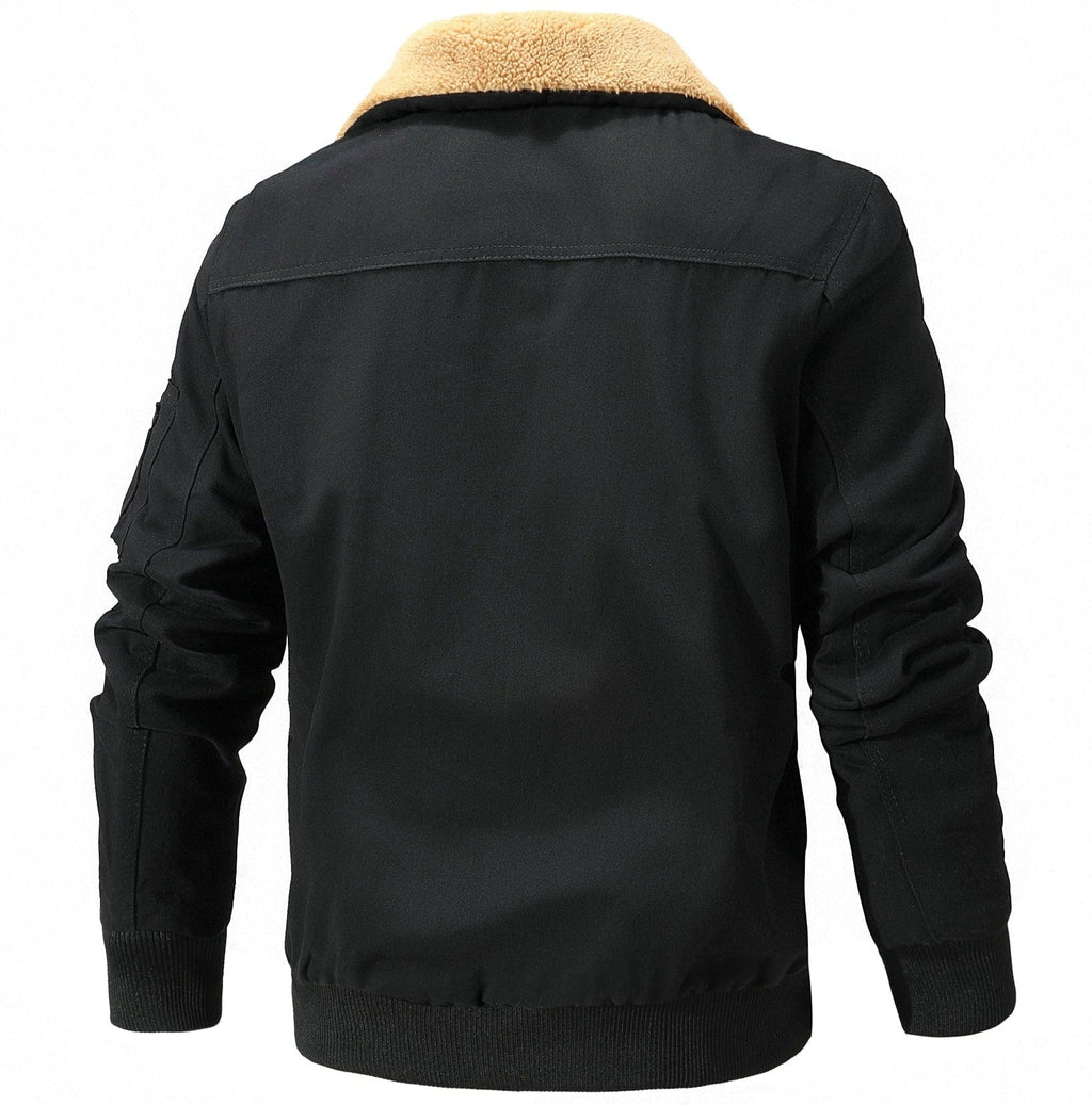 Soft Lined Collar Lightweight Utility Jacket for Men | Everyday Wear