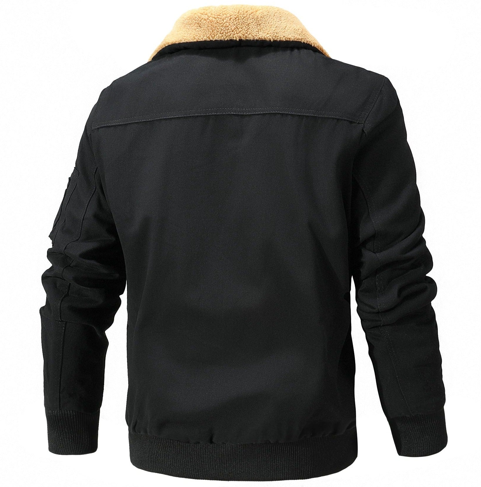 Soft Lined Collar Lightweight Utility Jacket for Men | Everyday Wear
