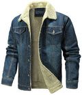 Fleece Lined Denim Jacket for Men | Cool Weather Layering