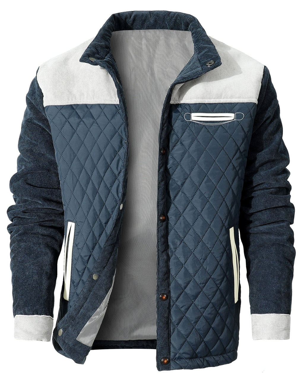 Two Tone Pleated Lightweight Jacket for Men | Everyday Wear