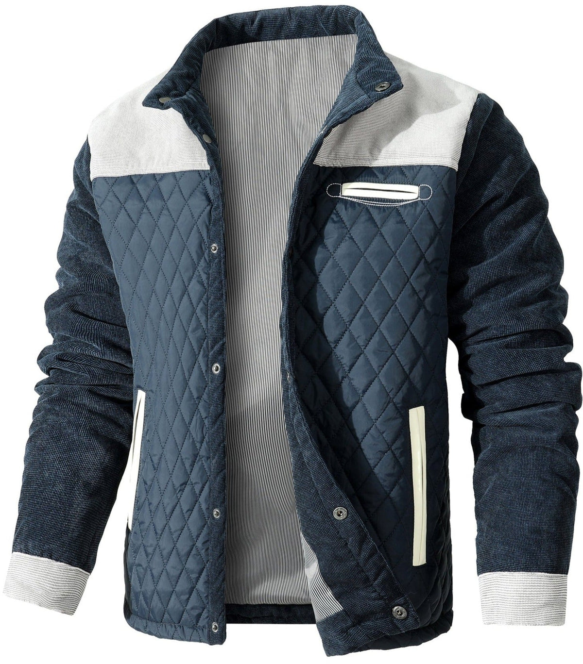 Two Tone Pleated Lightweight Jacket for Men | Everyday Wear