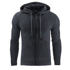 Cotton Blend Full Zip Hoodie for Men | Everyday Wear