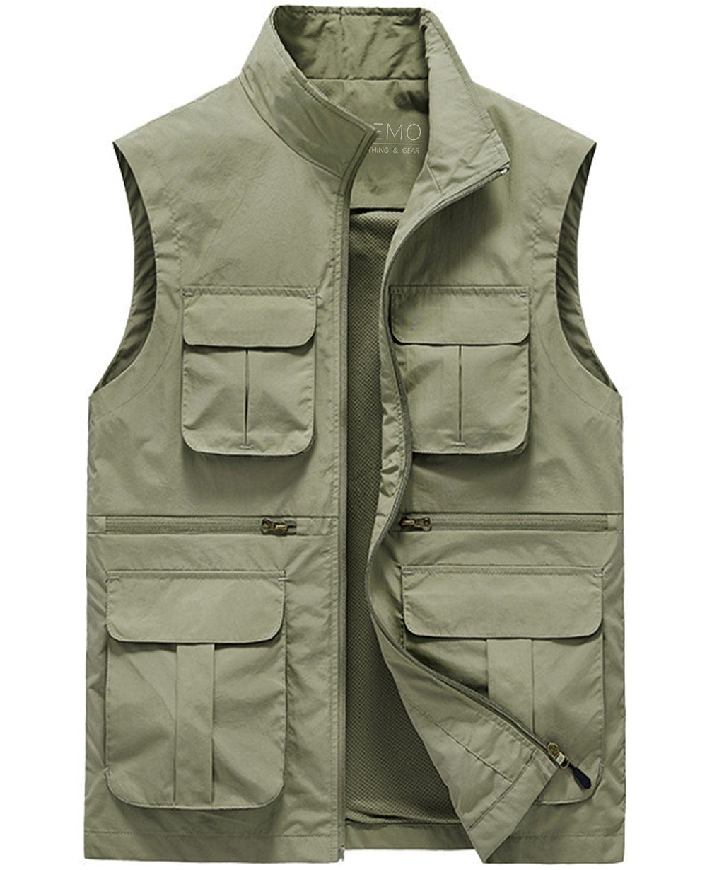 Multi Pocket Lightweight Utility Vest for Men | Outdoor and Photography