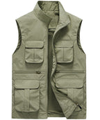 Multi Pocket Lightweight Utility Vest for Men | Outdoor and Photography