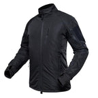 Hooded Windbreaker Rain Jacket with Thumb Hole Cuffs for Men | Outdoor Wear