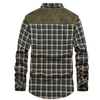 Faux Fur Lined Plaid Shirt Jacket for Men | Cold Weather Layering